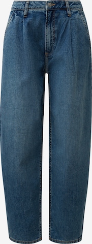 QS Vat Bandplooi jeans in Blauw: voorkant