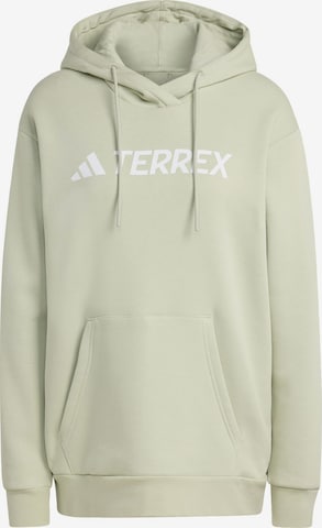 ADIDAS TERREX Sportsweatshirt in Grün: Vorderseite
