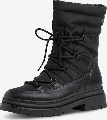 TAMARIS - Botas de nieve en negro: frente