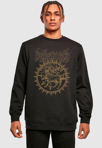 Merchcode Sweatshirt in Zwart: voorkant
