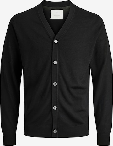 JACK & JONES Вязаная кофта в Черный: спереди
