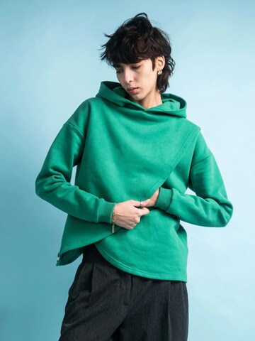 NOORLYS Sweatshirt 'VINGER'‌‌‌‌‌‌‌‌ in Grün: Vorderseite