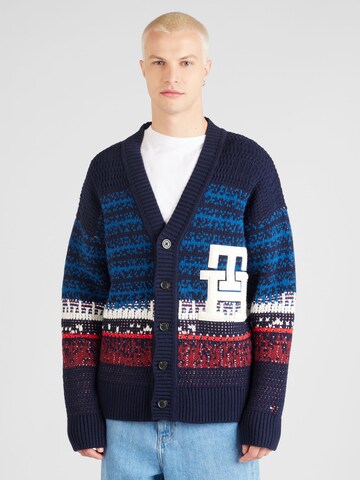 TOMMY HILFIGER Strickjacke in Blau: Vorderseite