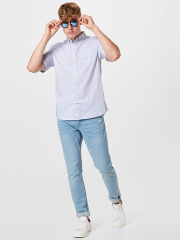 Coupe regular Chemise TOM TAILOR en blanc