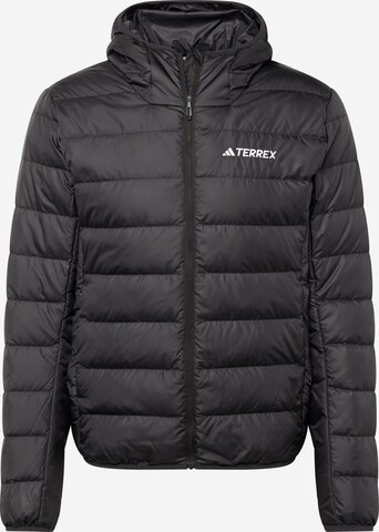 ADIDAS TERREX Outoorjacke in Schwarz: predná strana