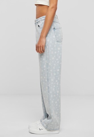 Karl Kani Wide Leg Jeans in Blau