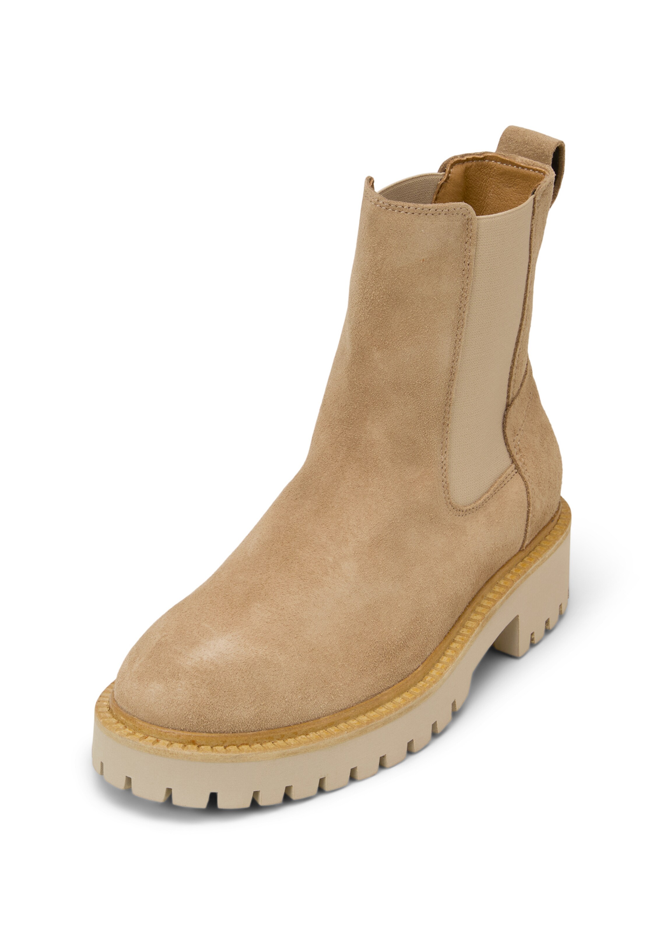 Chelsea Boots ' mit Profilsohle ' Marc O'Polo en marron