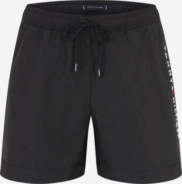 TOMMY HILFIGER Board Shorts in Black: front