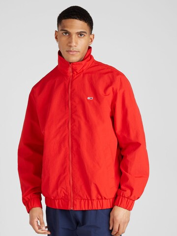 Giacca di mezza stagione 'Essential' di Tommy Jeans in rosso: frontale