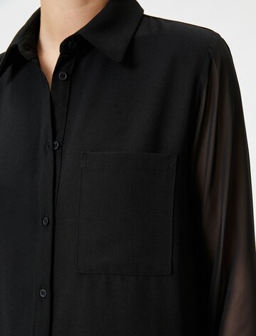 Koton Kleid in Schwarz