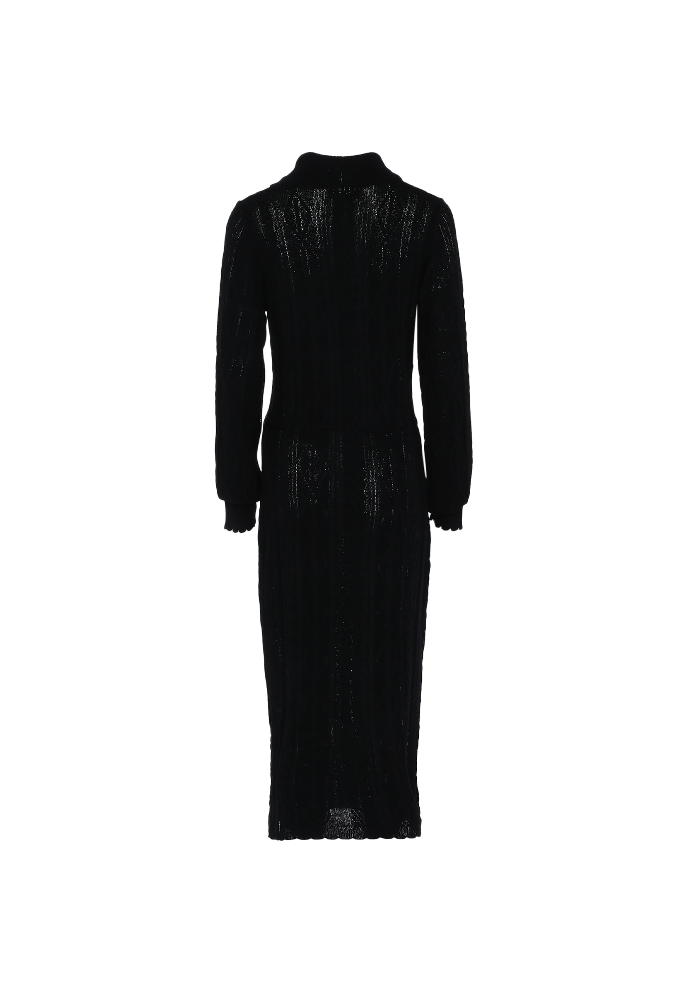 aleva - Vestido de malha em preto