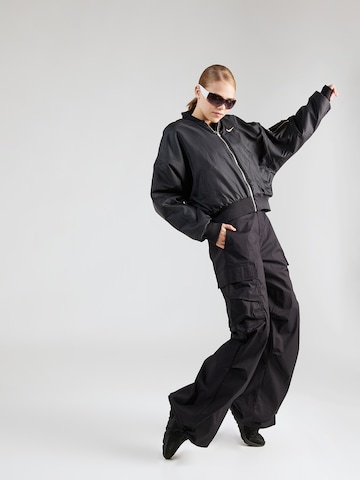 Nike Sportswear Wide Leg Hose in Schwarz