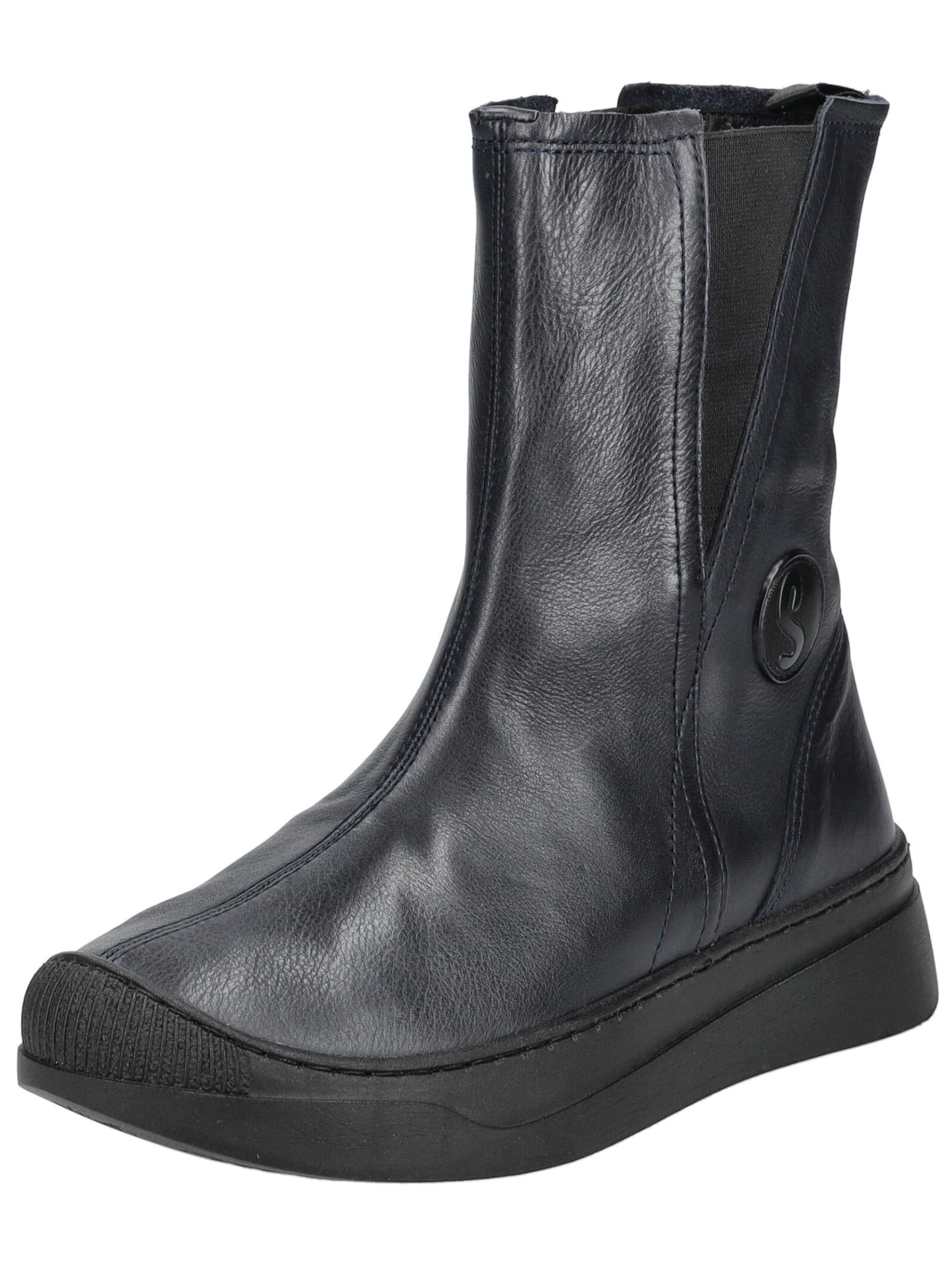 Softinos Stiefelette in Schwarz: Vorderseite