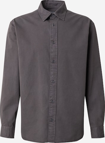JACK & JONES Рубашка 'JJECHARGE' в Черный: спереди