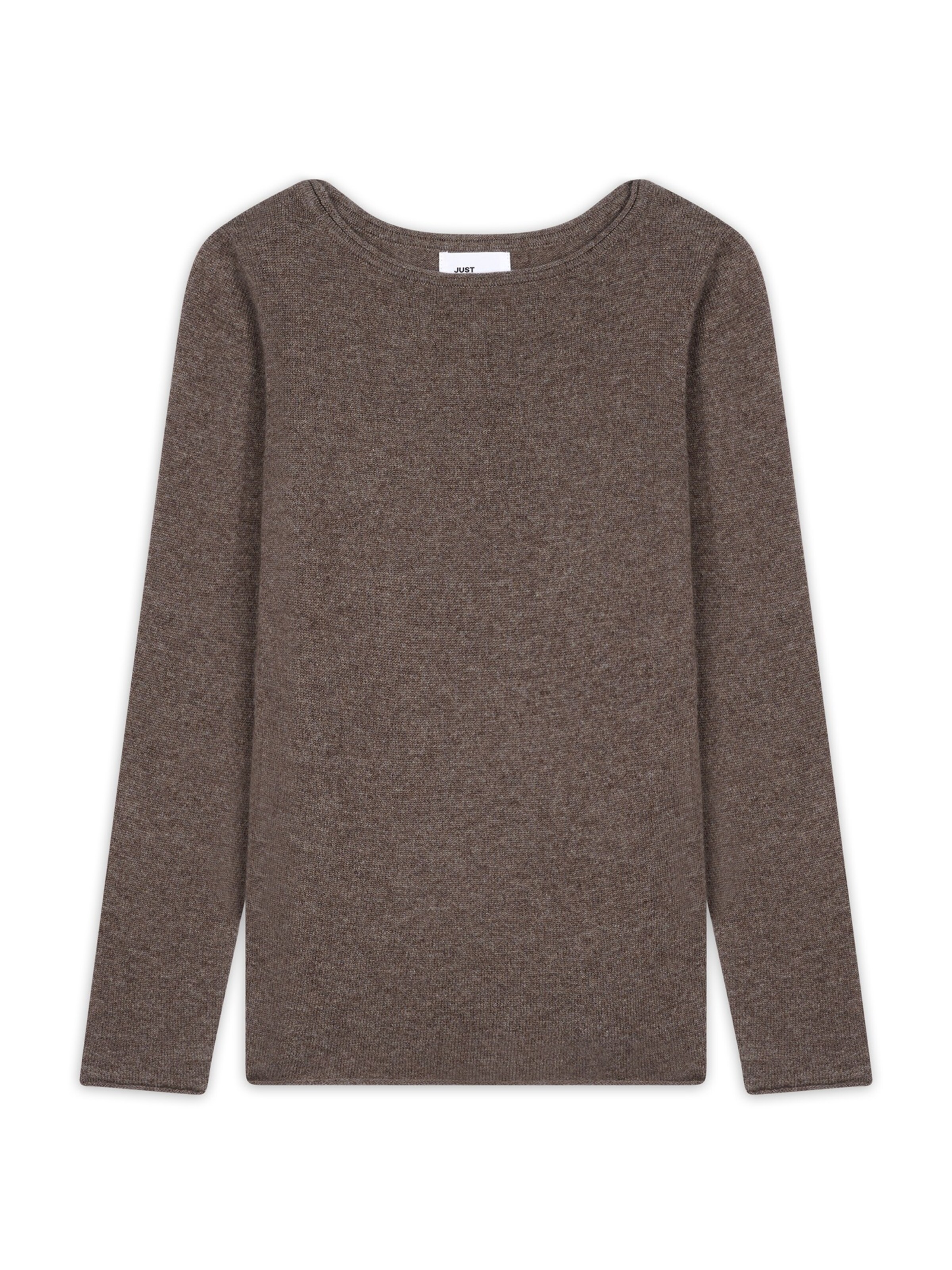 JUST CASHMERE Pullover 'Grace' i taupe, Produktvisning