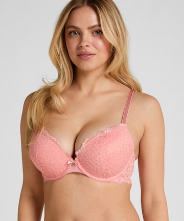 Hunkemöller Push-up BH in Roze: voorkant