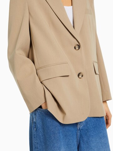 Bershka Blazer in Brown