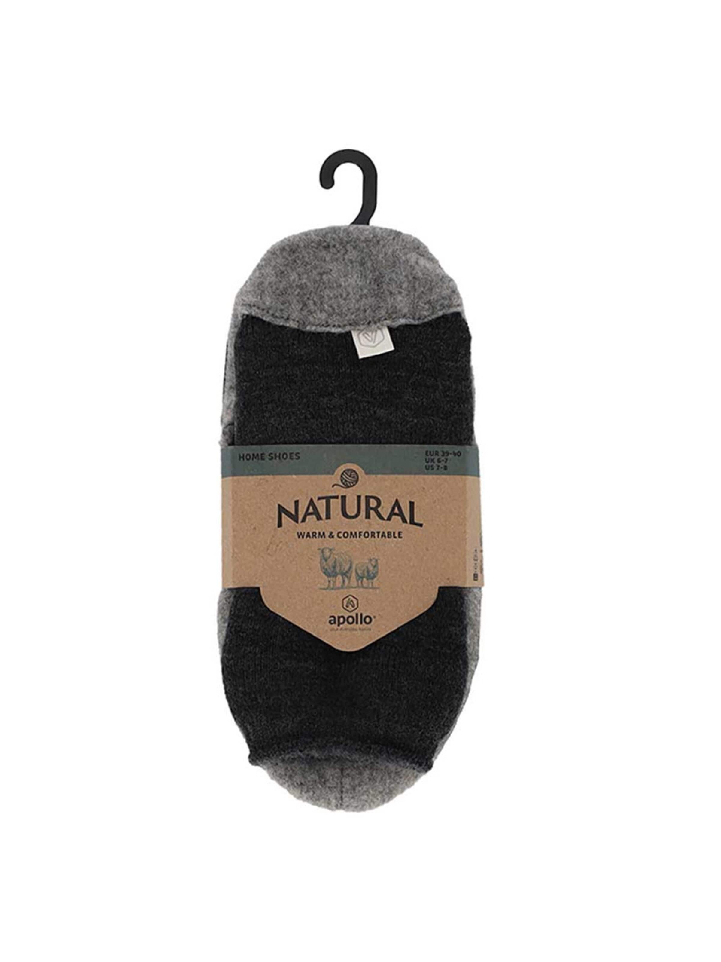 Chaussettes 'Unisex Non-Slip Slipper Sock' Apollo en gris