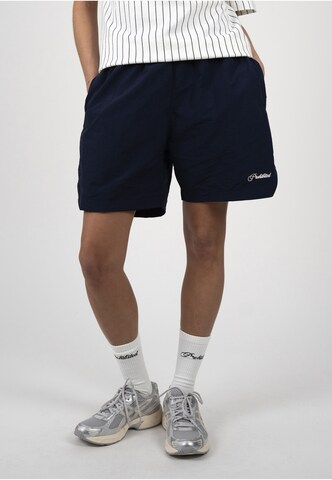 Wide Leg Pantalon 'Low Tide' Prohibited en bleu