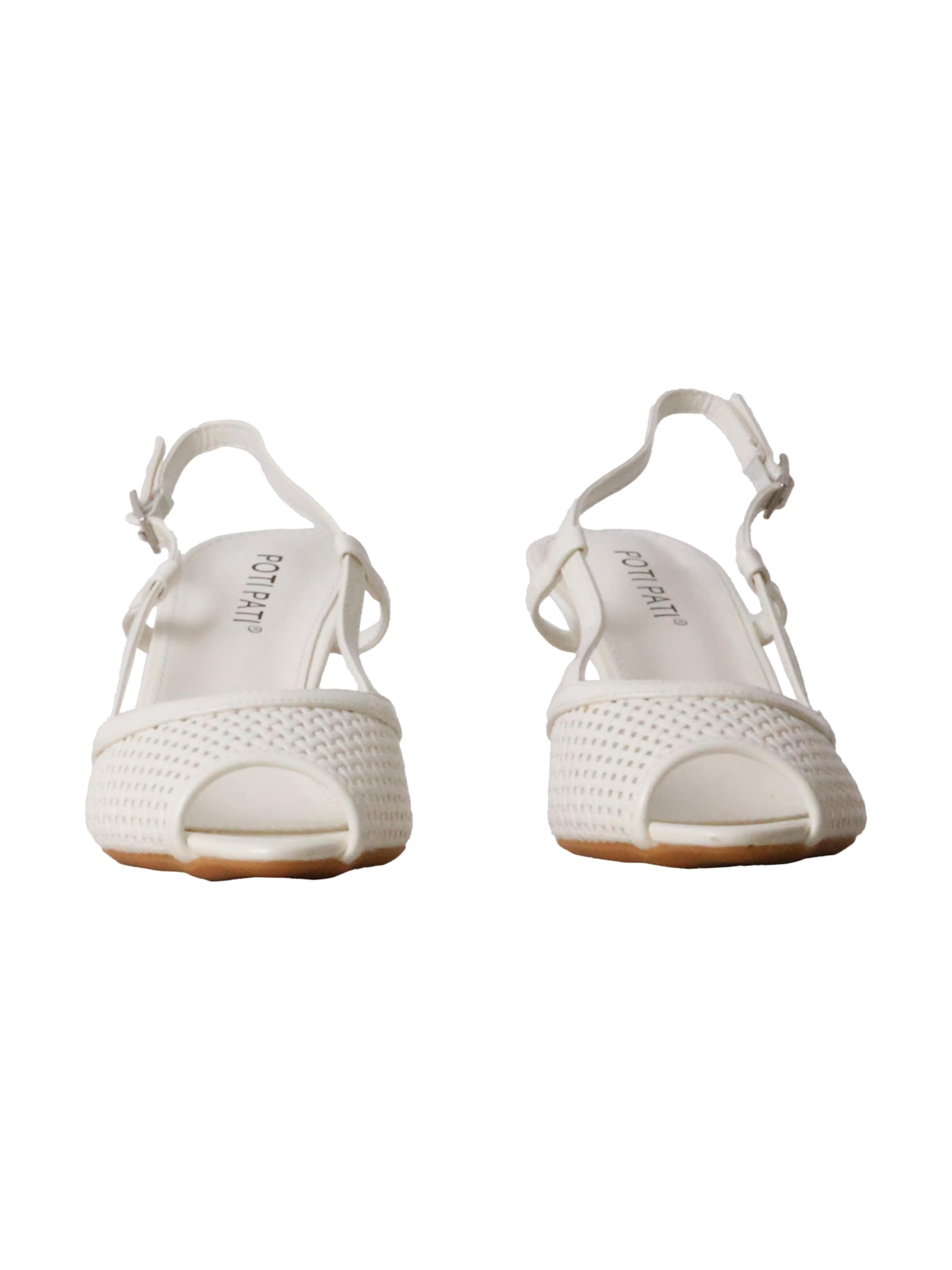 POTI PATI Slingpumps 'Supermodische Pumps' in Wit