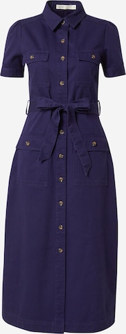 Robe-chemise Oasis en bleu : devant