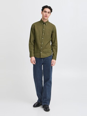 Casual Friday Regular Fit Langarmhemd ' CFAnton ' in Grün