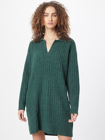 WEEKDAY Knitted dress 'Husky' in Green: front