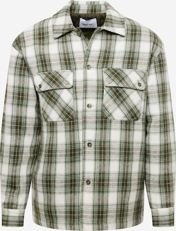 ABOUT YOU Between-season jacket 'Milo' in Green: front