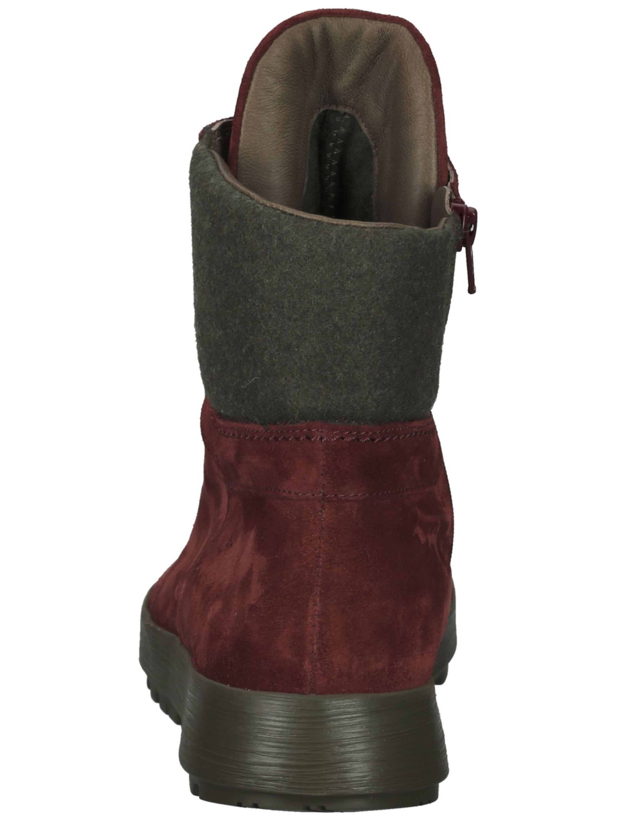 THINK! Lace-up bootie in Red