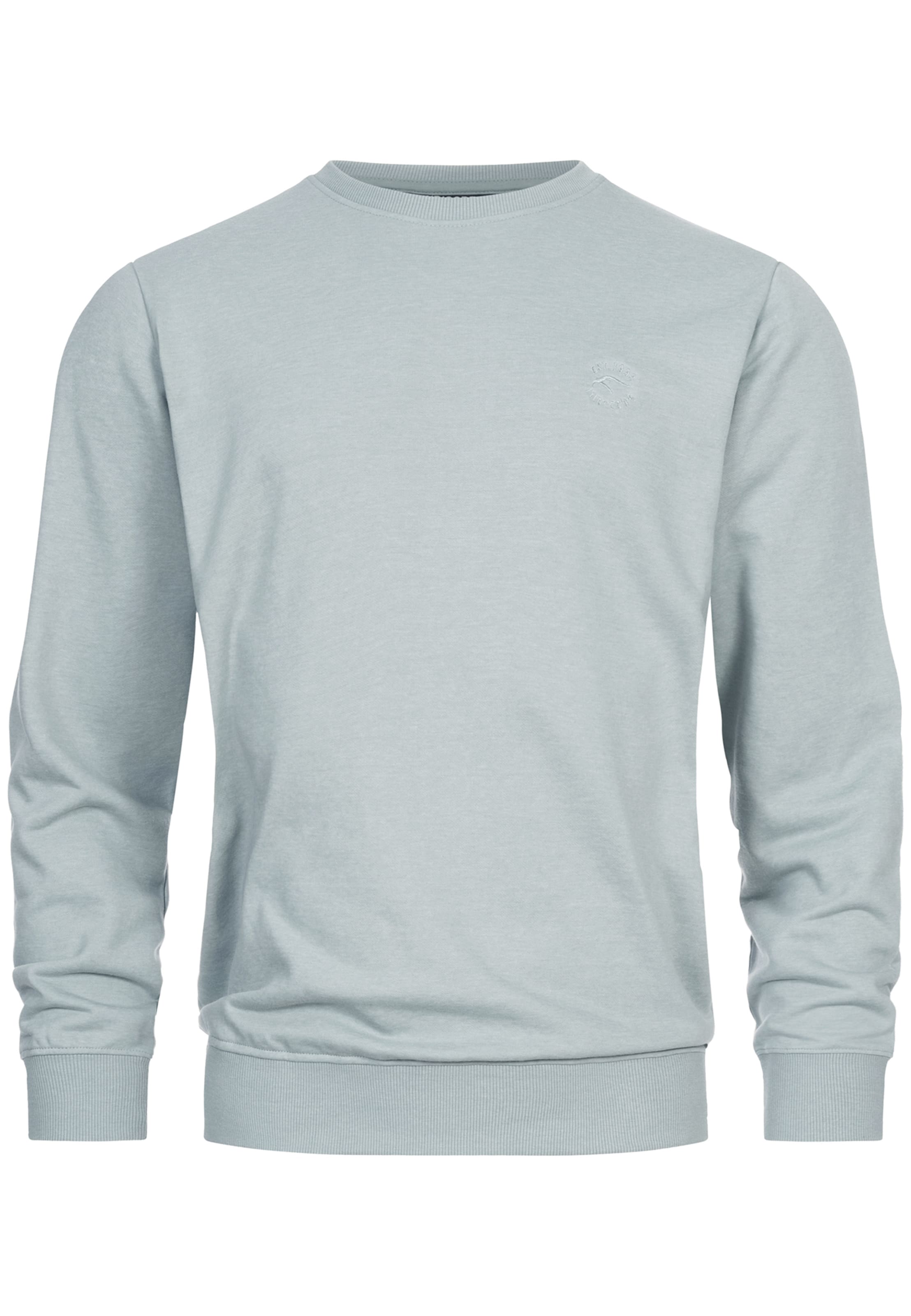 Sweat-shirt 'Holt' INDICODE JEANS en gris : devant