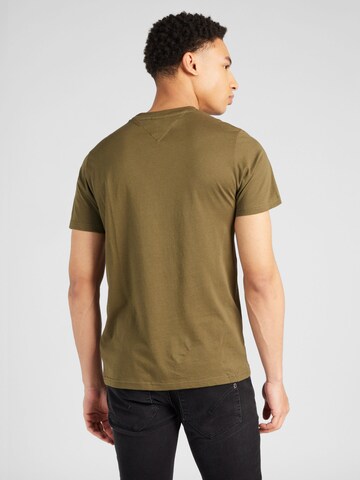 T-Shirt 'ESSENTIAL' Tommy Jeans en vert