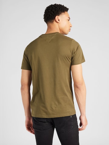 Tommy Jeans Shirt 'ESSENTIAL' in Green