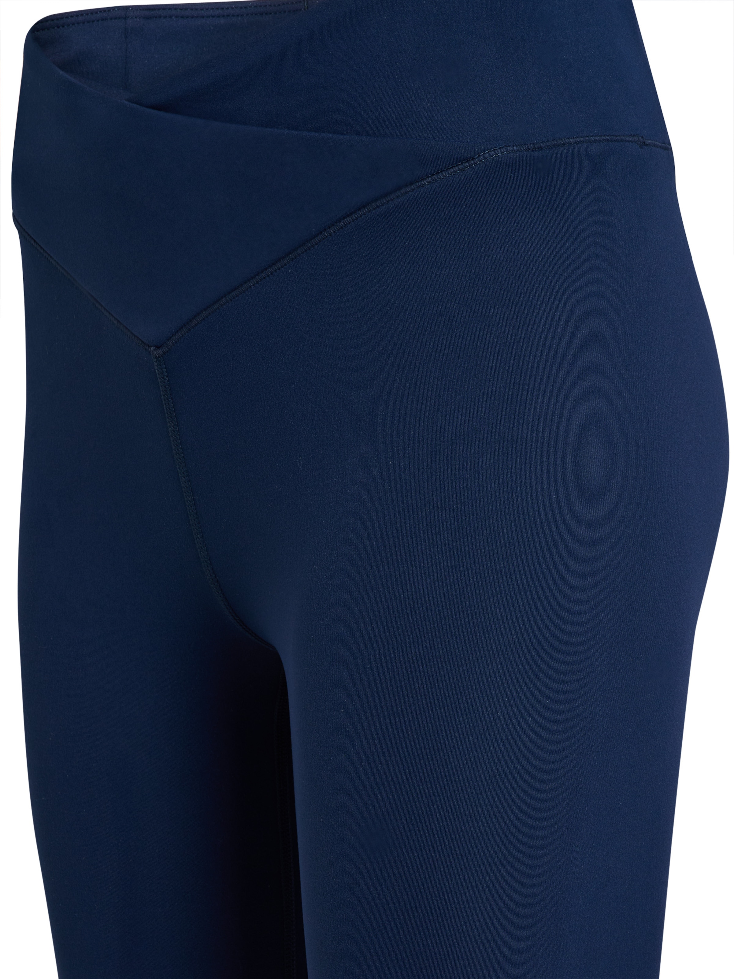 Hummel Skinny Sportbroek in Blauw