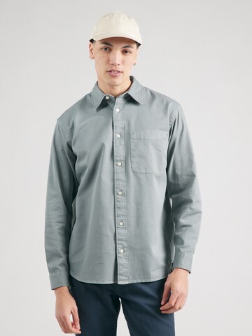Jack & Jones Premium Regular fit Button Up Shirt 'JPRCCDOVER' in Blue: front
