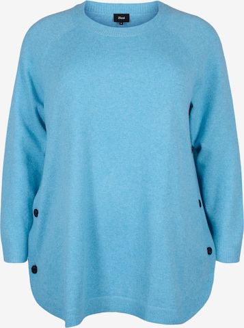 Zizzi - Pullover 'Sunny' em azul: frente