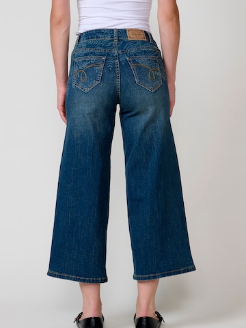 KOROSHI Bootcut Jeans in Blauw