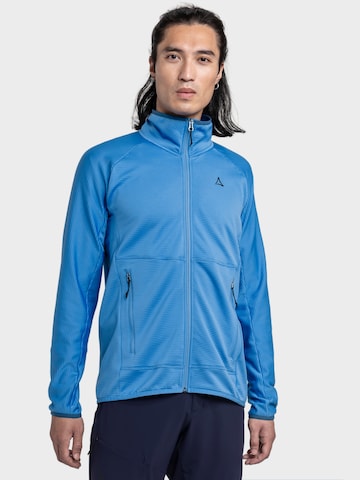 Veste en polaire fonctionnelle 'Cascata' Schöffel en bleu : devant
