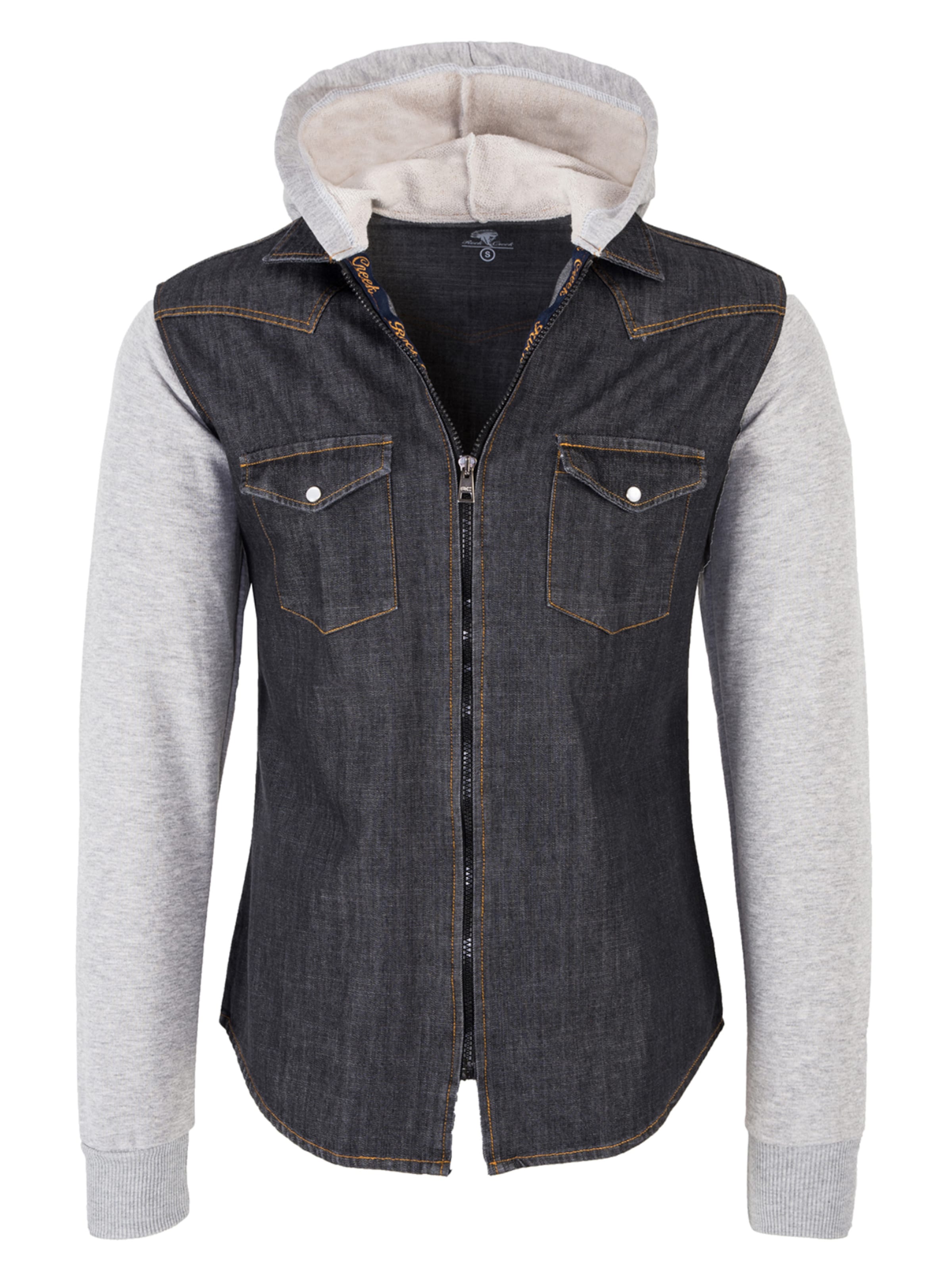 Rock Creek Jacke in Grau: Vorderseite