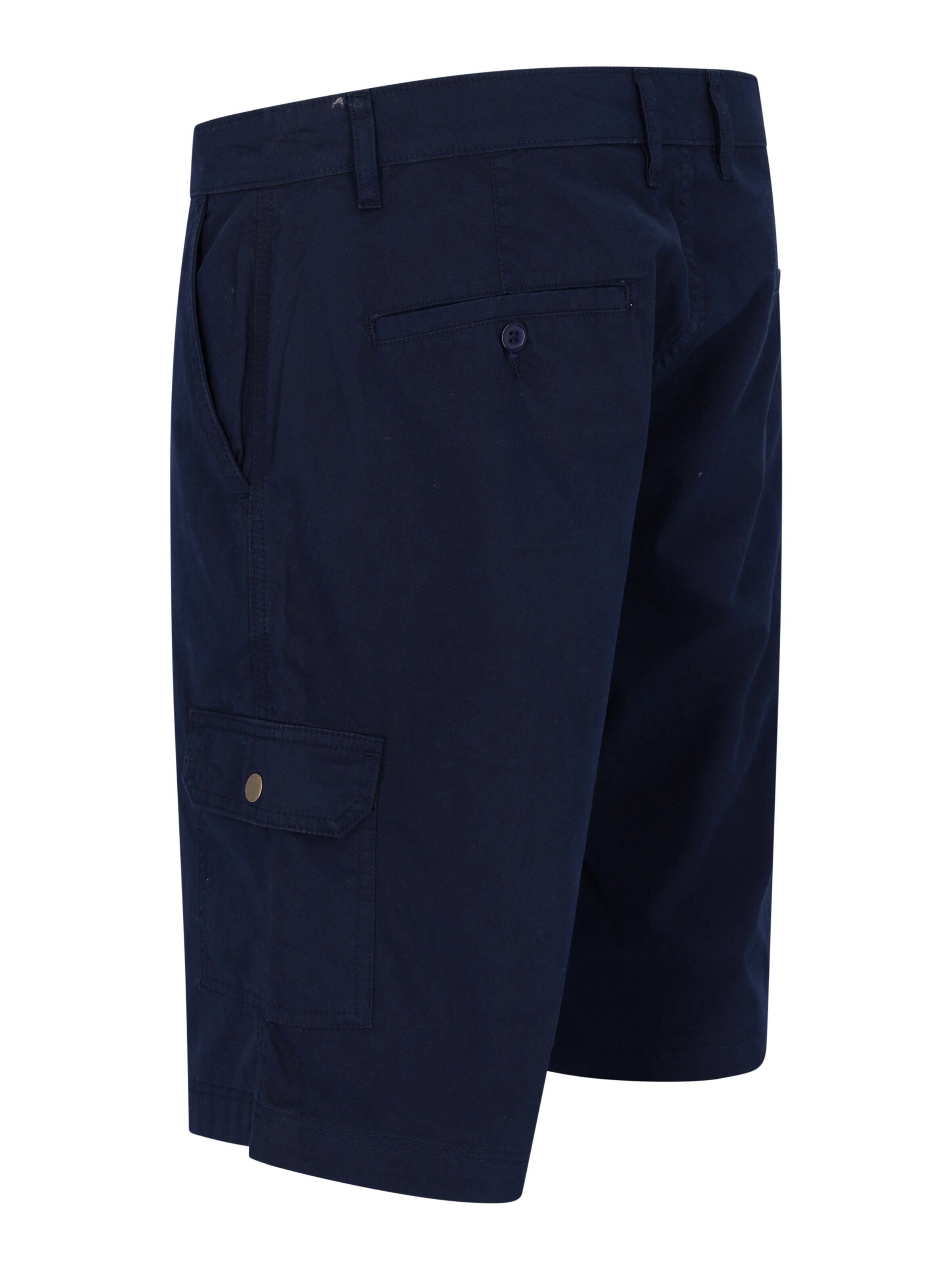 HAJO Regular Hose 'elastische Bermudashort mit Cargotaschen'‌‌‌‌‌‌‌‌ in Blau