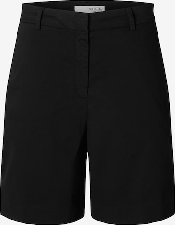 Loosefit Pantaloni chino 'SLFVienna' di SELECTED in nero: frontale