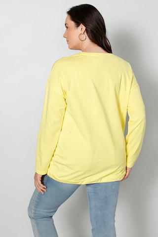 Sweat-shirt MIAMODA en jaune