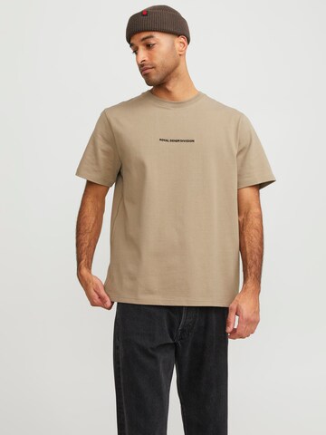 T-Shirt 'GUS' JACK & JONES en beige