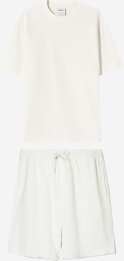 Bershka Strój do biegania w kolorze białym, Podgląd produktu