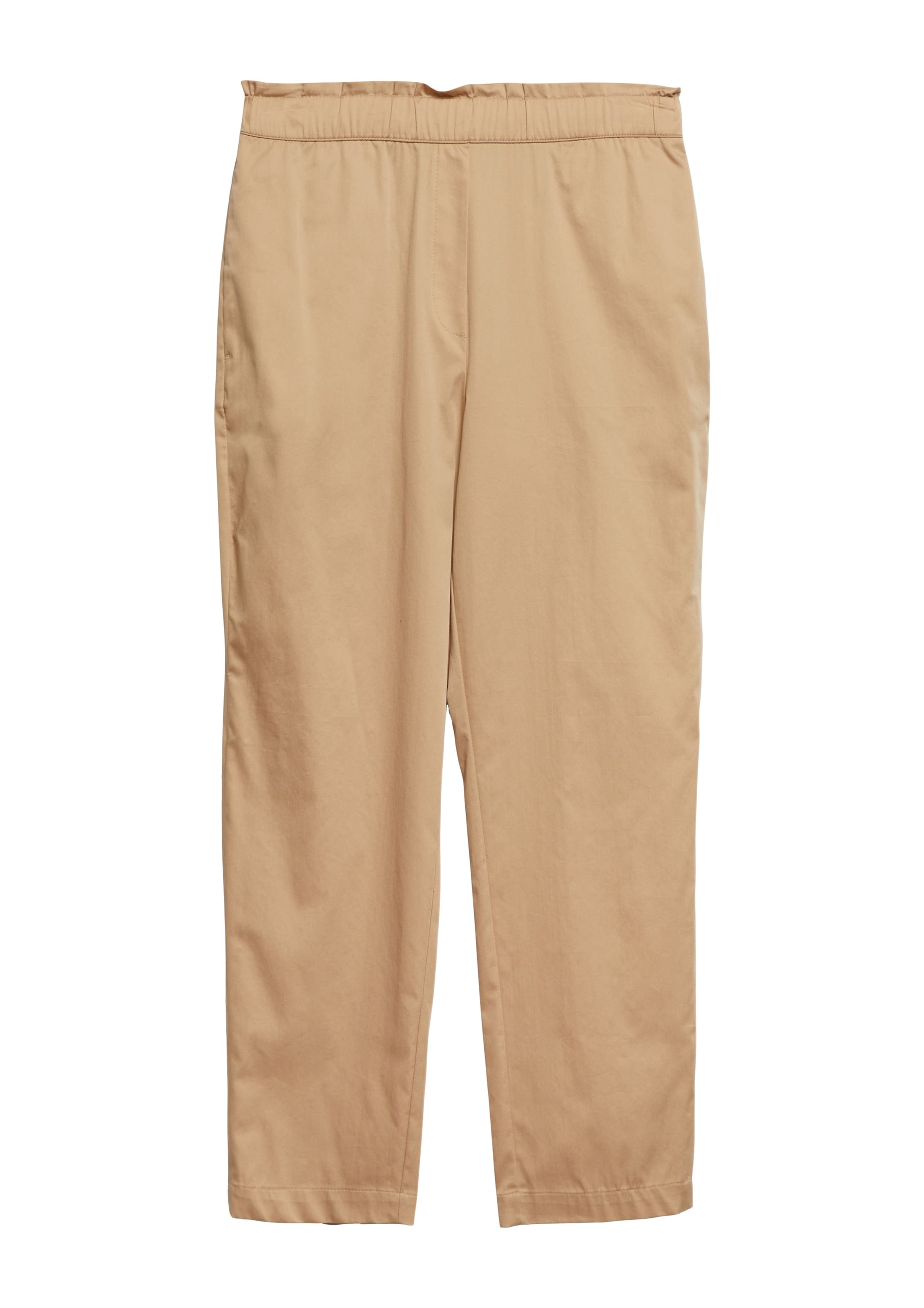 s.Oliver BLACK LABEL Tapered Hose in Beige: Vorderseite