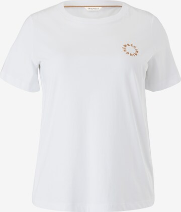 TRIANGLE Shirt in White: front