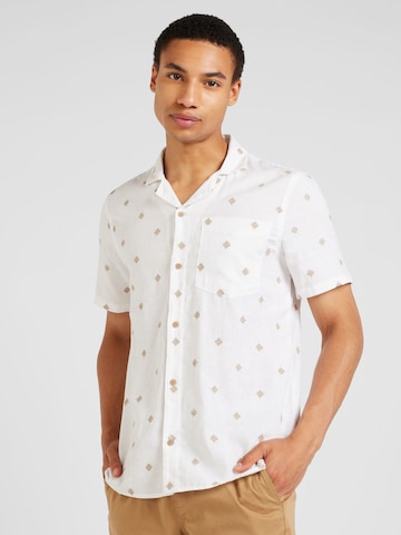 HOLLISTER Средняя посадка Рубашка в Белый: спереди