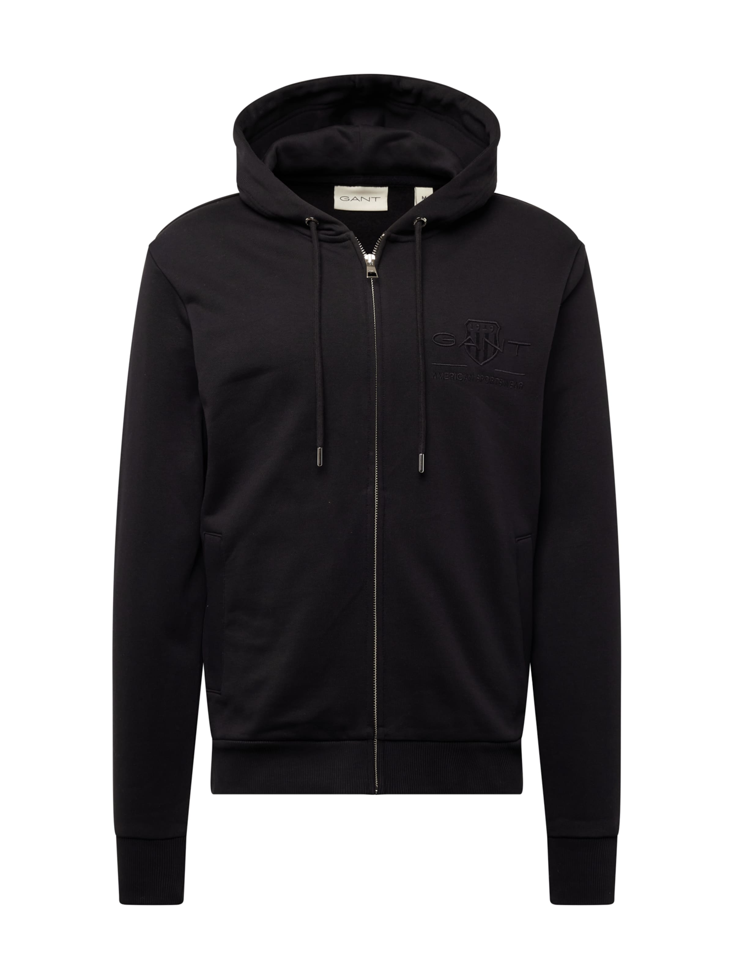 GANT Sweatjakke i sort: forside