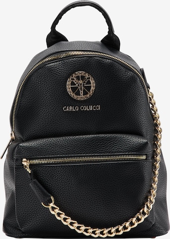 Carlo Colucci Backpack 'Costazza' in Black: front