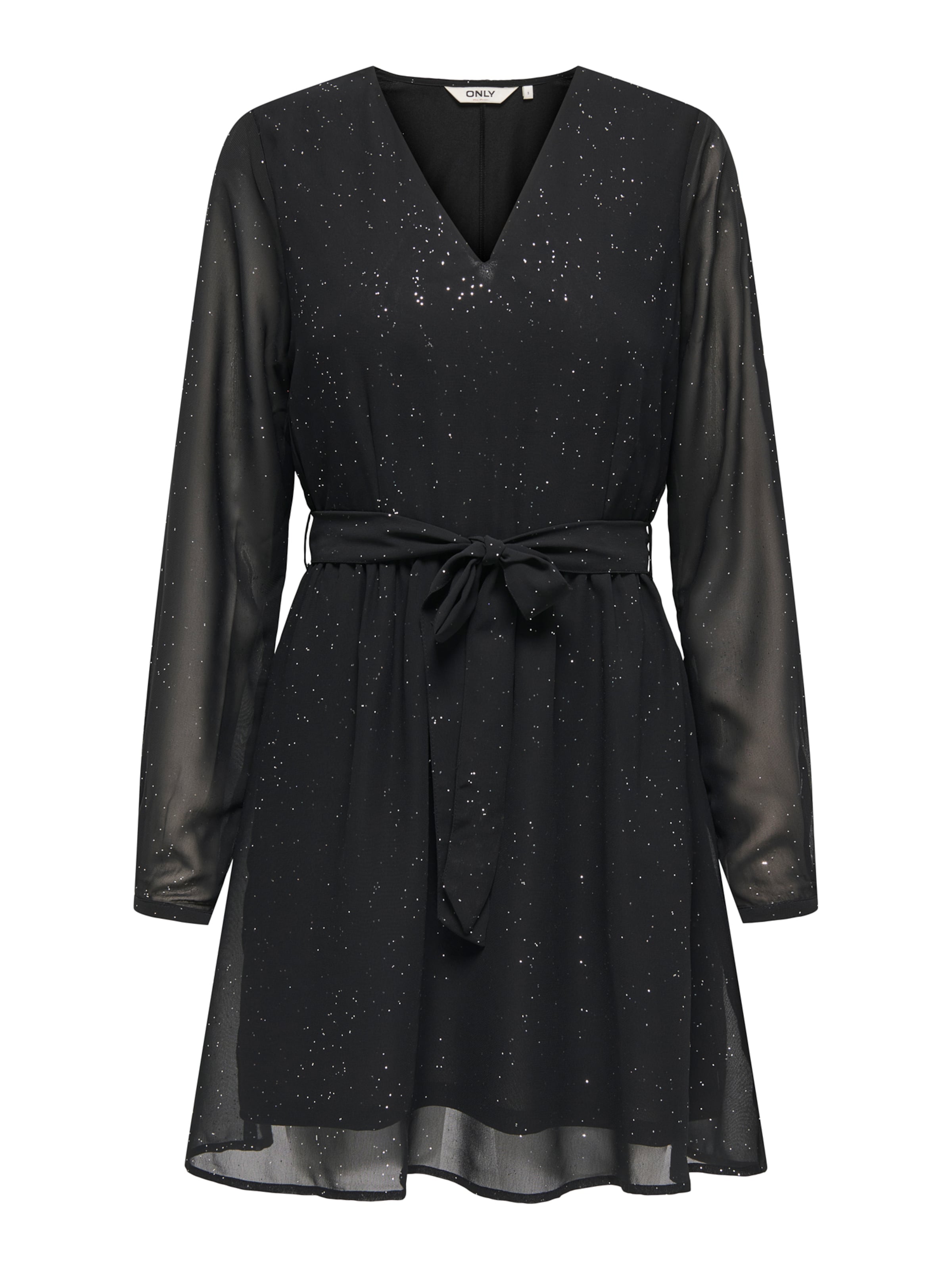 ONLY Kleit 'ONLSTAR', värv must: eest vaates