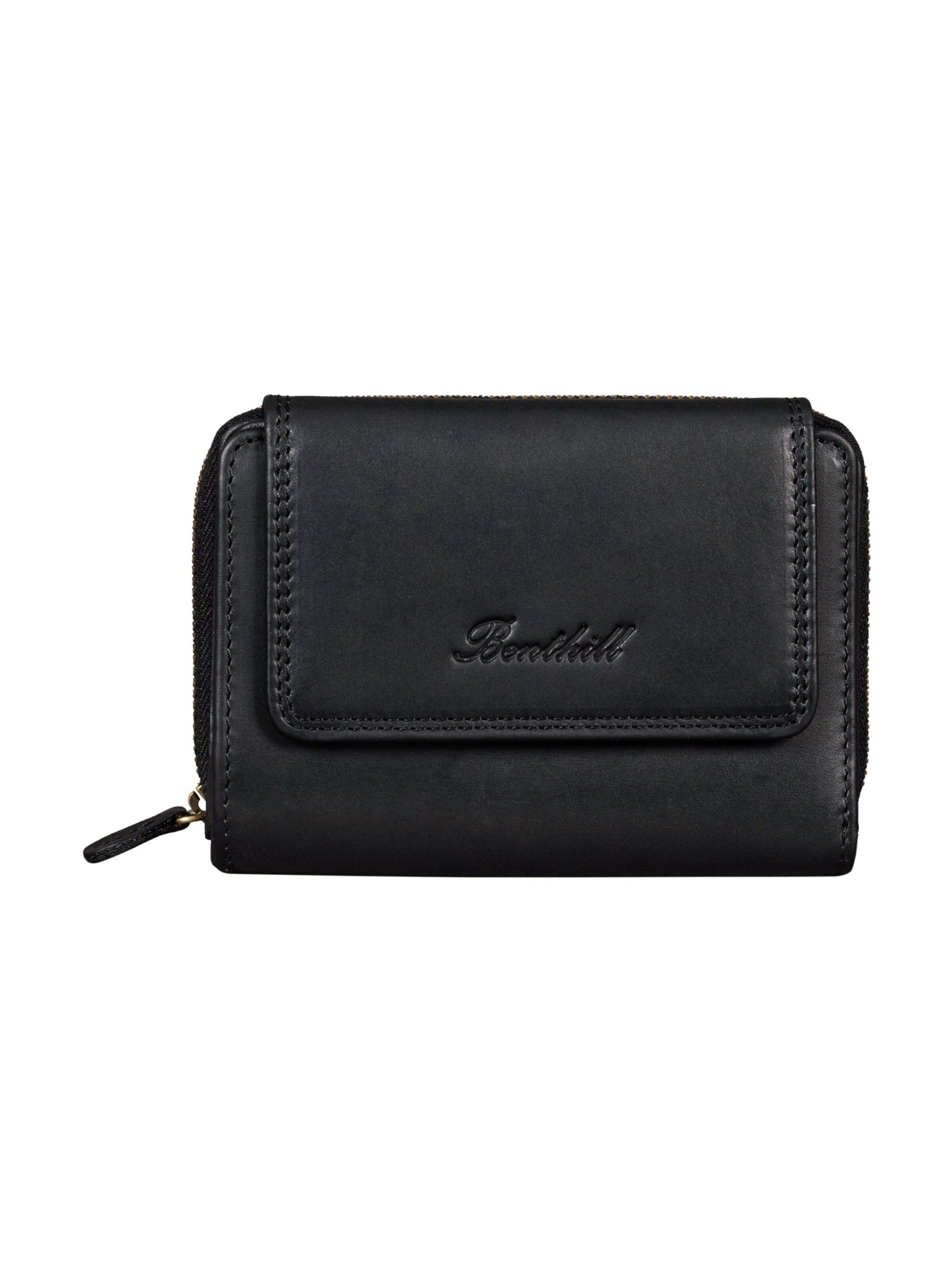 Benthill Wallet in Black: front